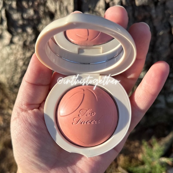 LAST 1! Too Faced Peach My Cheeks Creme Blush in Peach Dream - Picture 2 of 4